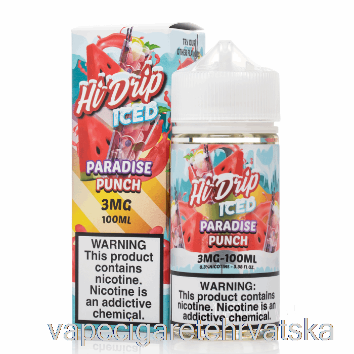 Vape Cigarete Iced Paradise Punch - Hi-drip E-tekućine - 100 Ml 0 Mg